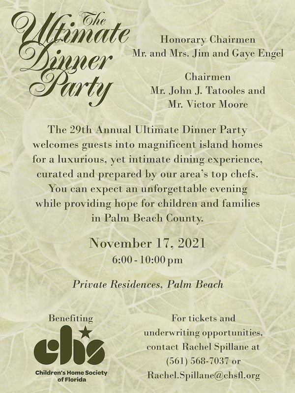 Ultimate Dinner Party | Childrens Home Society